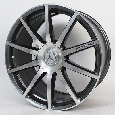 S63 AMG 20 Inch Aluminum Rims , Forged 10 Spoke Alloy Wheels
