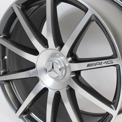 S63 AMG 20 Inch Aluminum Rims , Forged 10 Spoke Alloy Wheels