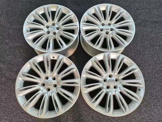 ET49 Silver 22 Inch Light Alloy Cast Wheel Rims Multi Spoke