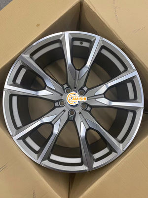 9.5J 5x112 22 Inch Polished Aluminum Rims ET32 Cast Alloy Wheels